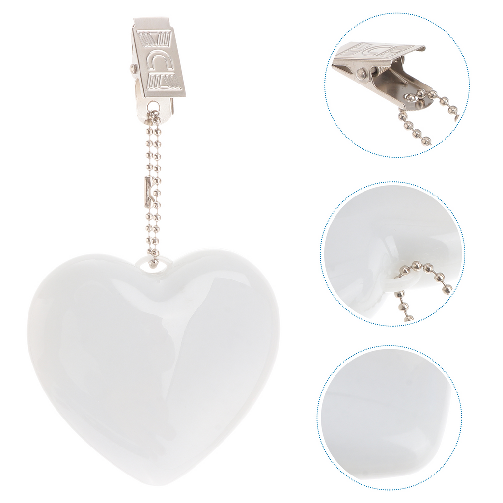 Women's Purse Light, Heart-Shaped Design