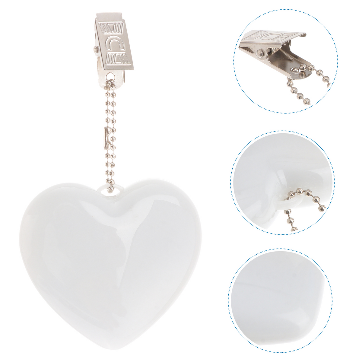Women's Purse Light, Heart-Shaped Design