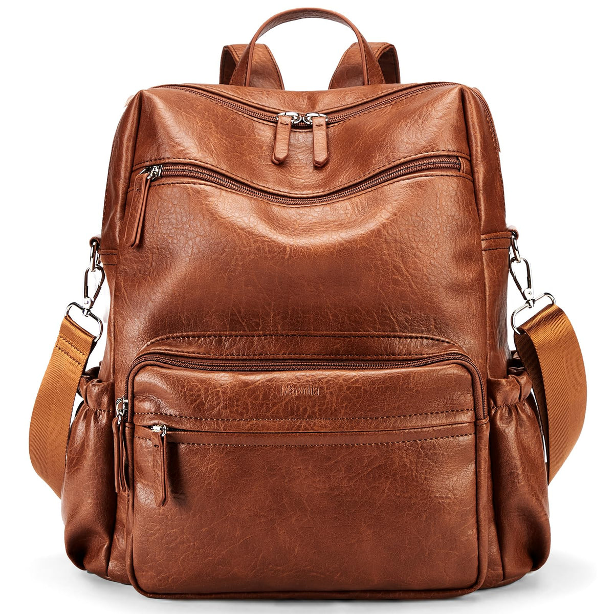 Leather Backpack for Women, Large Fashion Designer Travel Backpack and Shoulder Bag