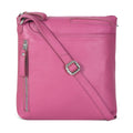 Leather Crossbody Bag for Women, Ladies Sling Handbag, Medium Crossbody Purse