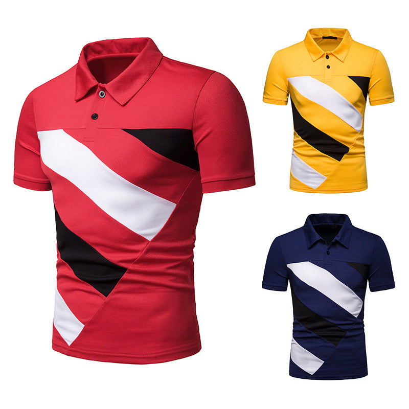 Color Block Casual Base Shirt