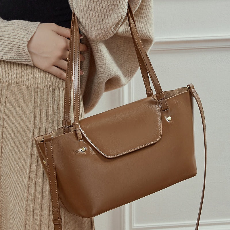 Korean Style Women's Leather Shoulder Bag