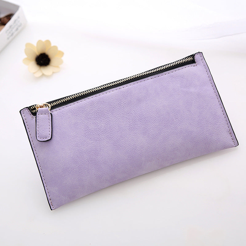 Women's Long Suede Wallet