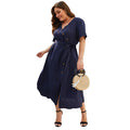 2023 Women's Elegant V-neck Long Summer Dress 4XL