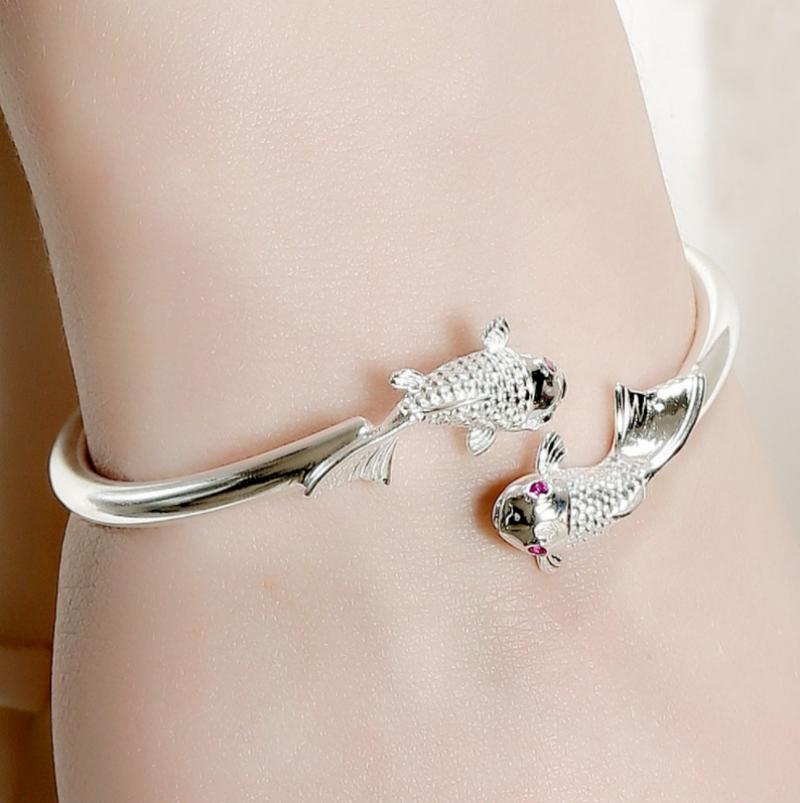 Carp Metal Bracelet for Women