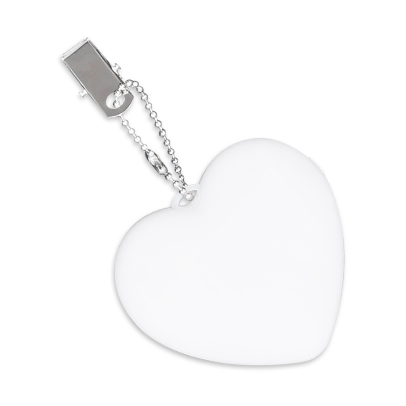 Women's Purse Light, Heart-Shaped Design
