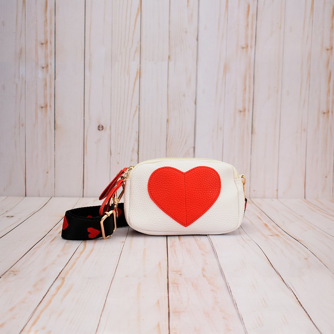 Love Crossbody Mini Bag for Women, Heart Shoulder Bag