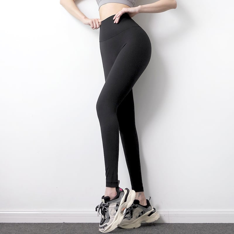 Nude High Waist Fitness Pants for Women - Yoga Wear