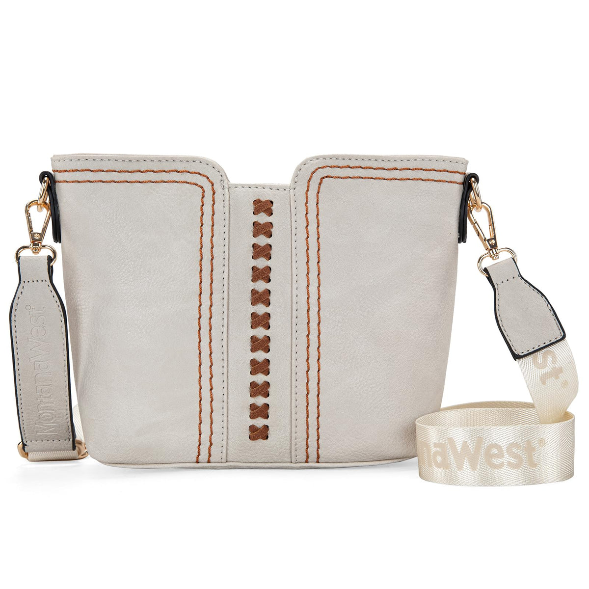 Crossbody Bag for Women, Montana West Purse, Shoulder Handbag with Wide Guitar Strap