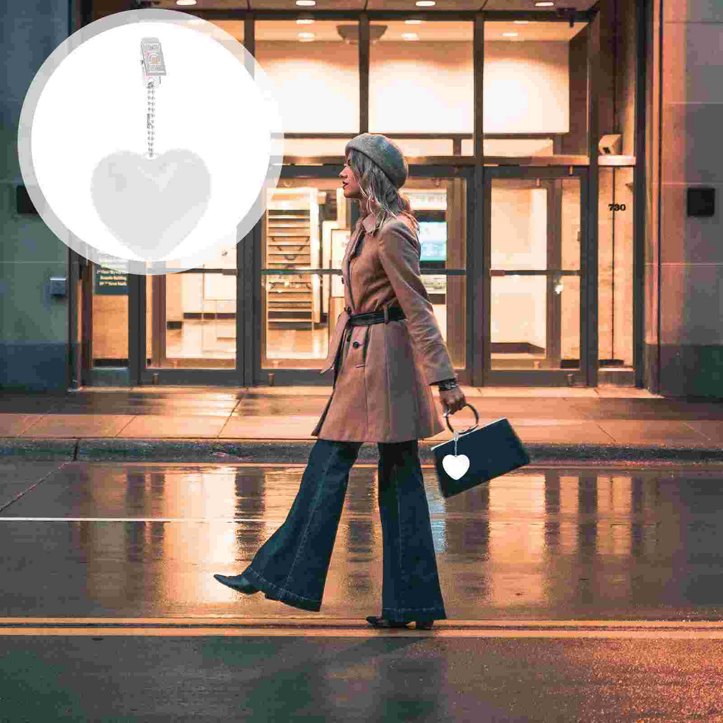 Women's Purse Light, Heart-Shaped Design