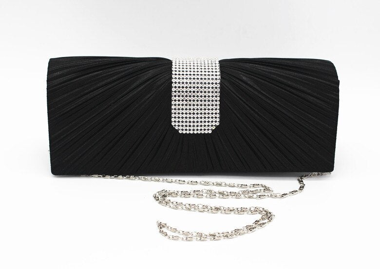 Satin Silk Evening Clutch Purse for Women