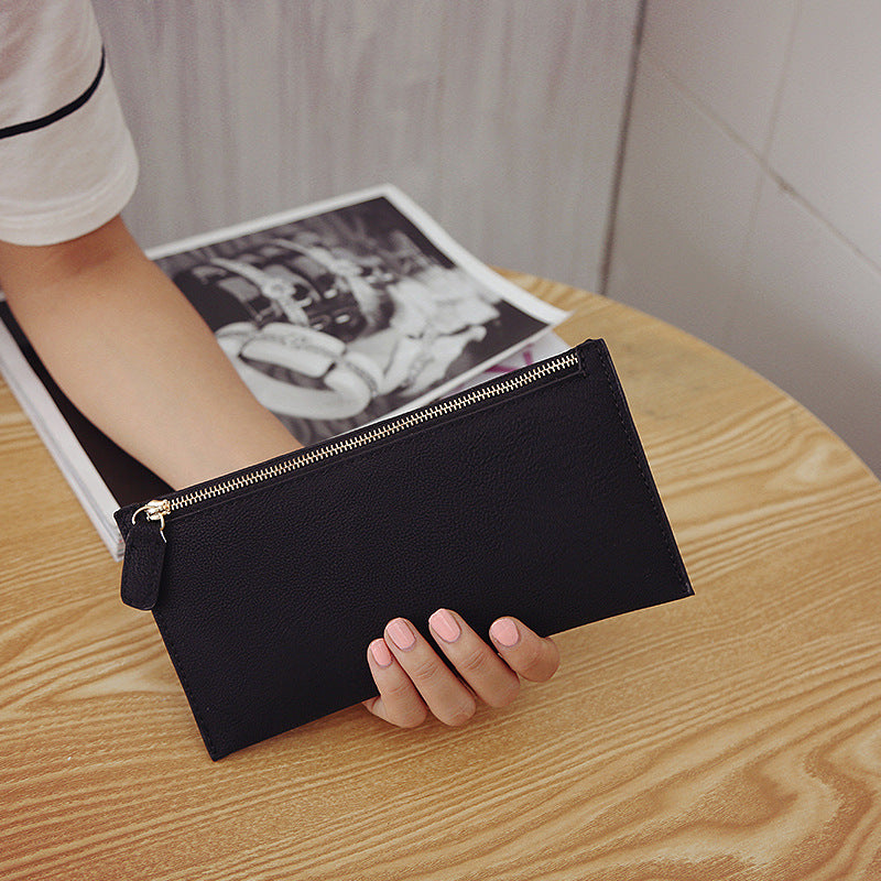 Women's Long Suede Wallet