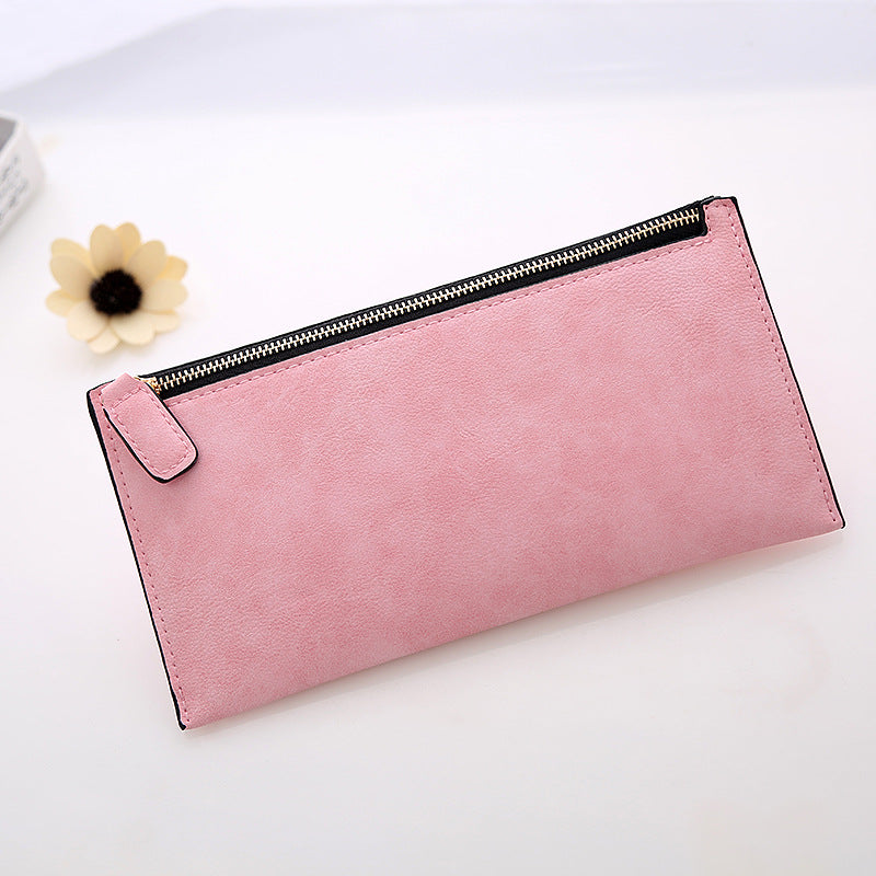 Women's Long Suede Wallet